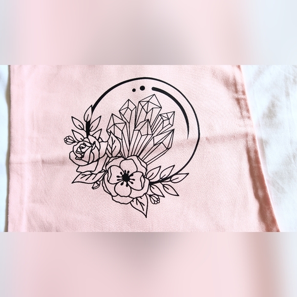 Canvas Bag / Tote Bag / Market Bags / Everyday Bags / Amethyst Crystal Tote Bag - Picture 1 of 2
